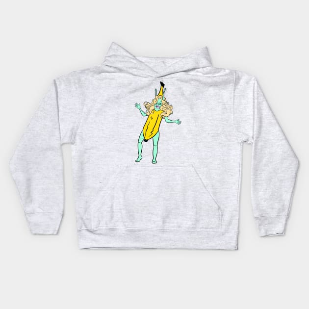 Banana Babe Kids Hoodie by Sasha Banana 